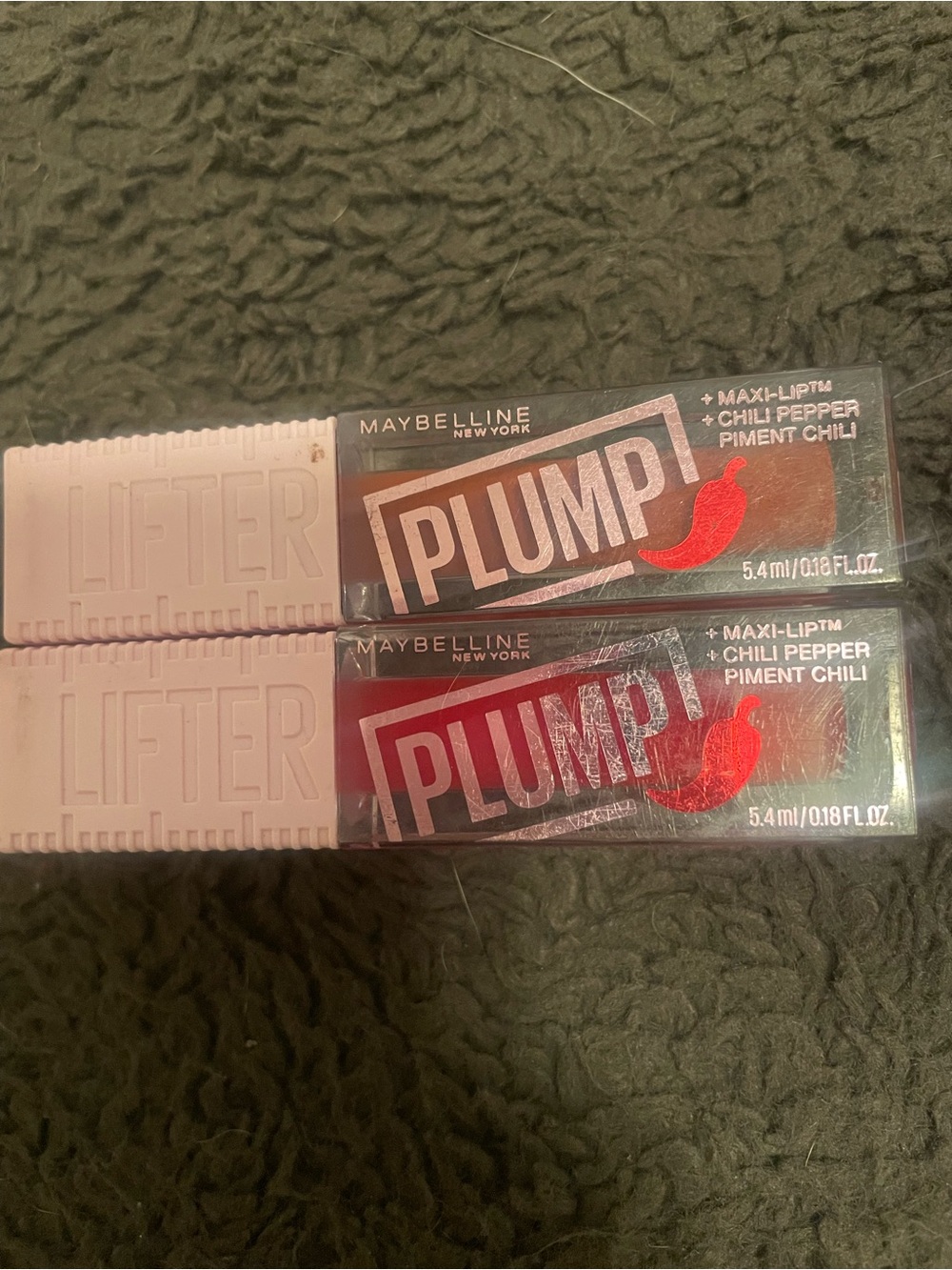 Maybelline Lifter Plump Lip Gloss Duo — Chili Pepper Red